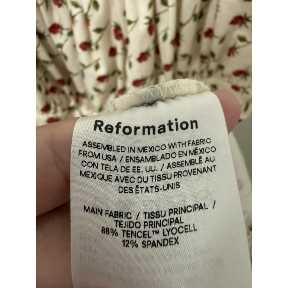 Reformation Nyala Knit Floral Dress in Madison Womens Size Medium - Picture 5 of 8